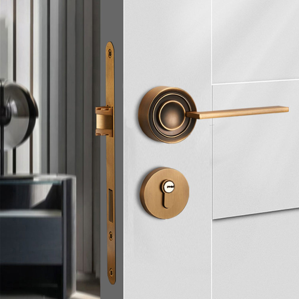 Circular lock for door - Modern unique E-Z--0089-R1