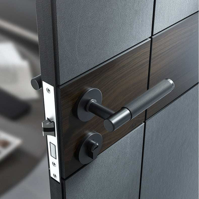 Knurled Grip Metal Door Lock E-Z-0036-R1