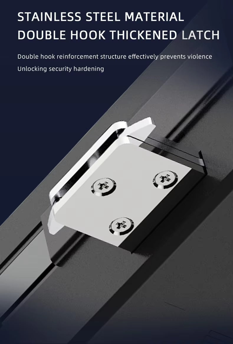 Frameless Glass Smart Lock – Multi-Access, Retrofit Ready