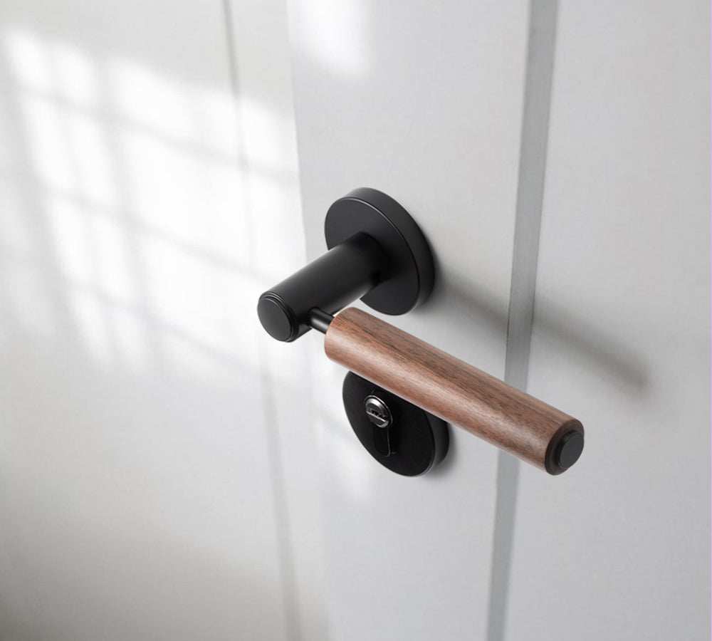 Complete wooden door Lockset Solid Wood Premium E-Z-0133-R1