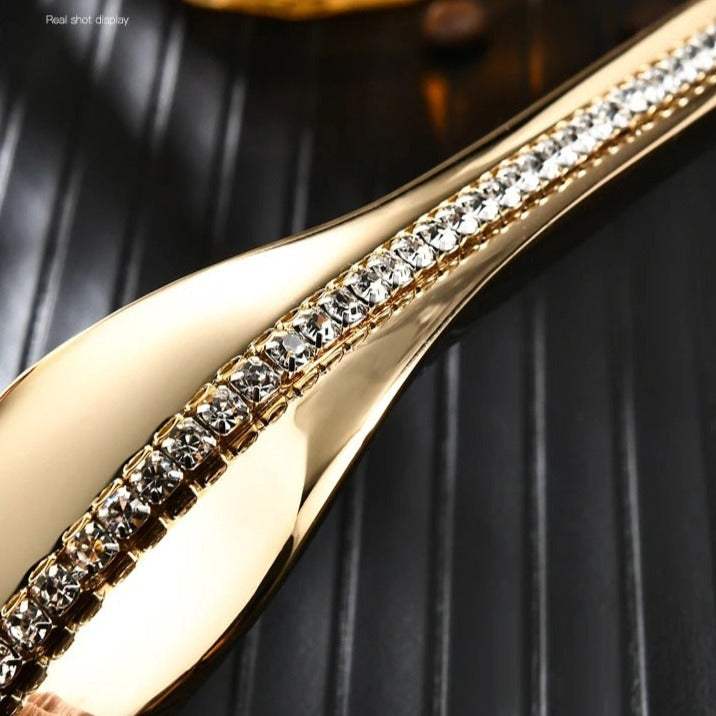 Complete Premium Metal Door Lock Set with Groooved Handle Jewelry Fill
