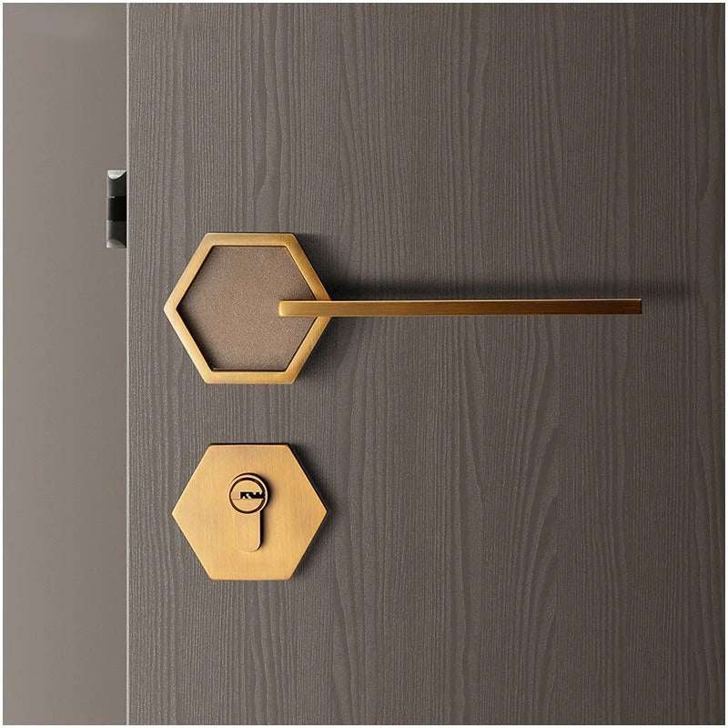 Smart Lock Modern Unique Hexagonal E-Z-0080-H1