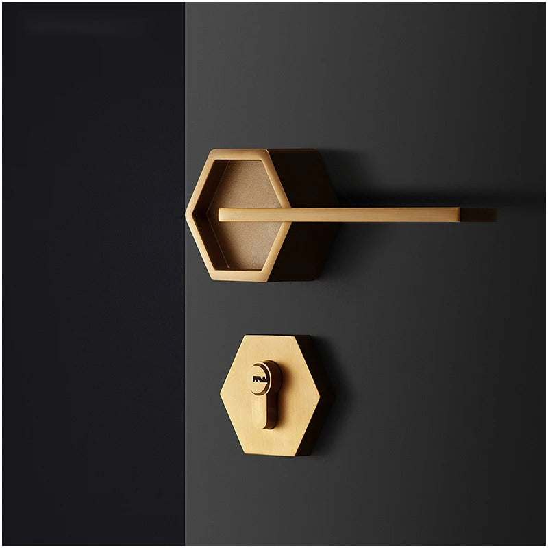 Smart Lock Modern Unique Hexagonal E-Z-0080-H1