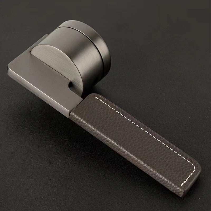 Leather handle door Lock Set Leather Handle EZ-0045 B