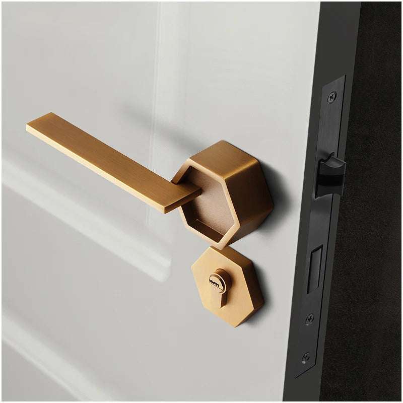 Smart Lock Modern Unique Hexagonal E-Z-0080-H1