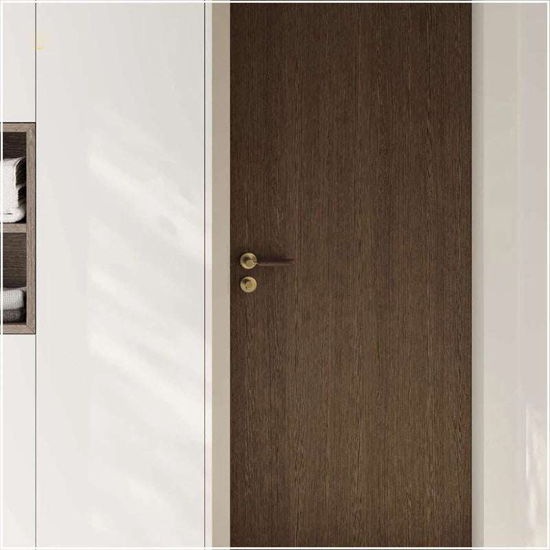 Brass door lock premium wood brass TNC005