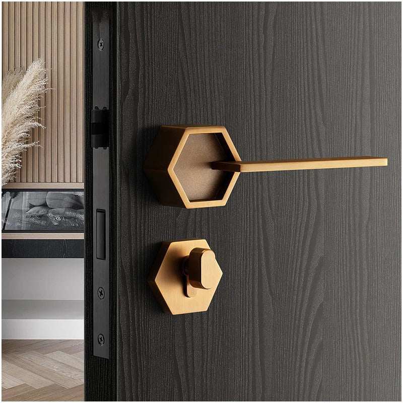 Smart Lock Modern Unique Hexagonal E-Z-0080-H1