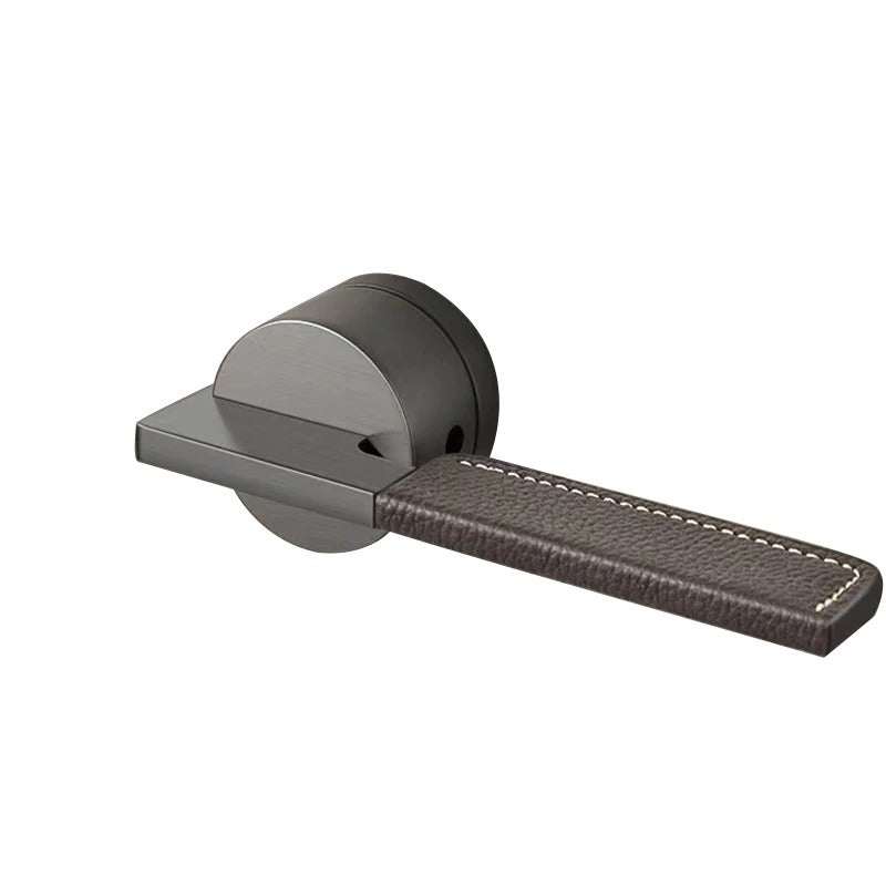 Leather handle door Lock Set Leather Handle EZ-0045 B