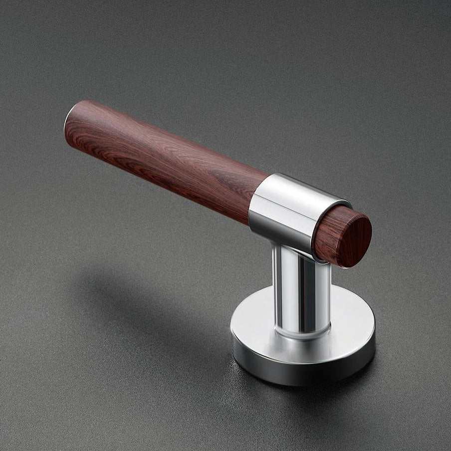WOOD FINISH DOOR LOCK SET - E-Z- 0071-R1