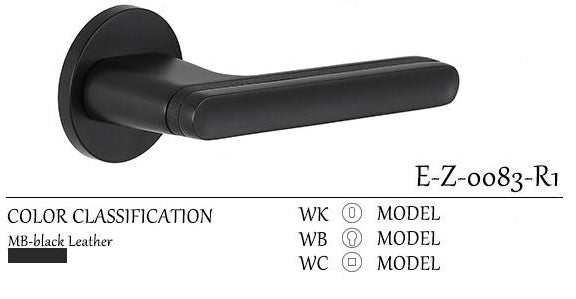 Door Lock System WITH Premium Leather Accent. E-Z-0083-R1