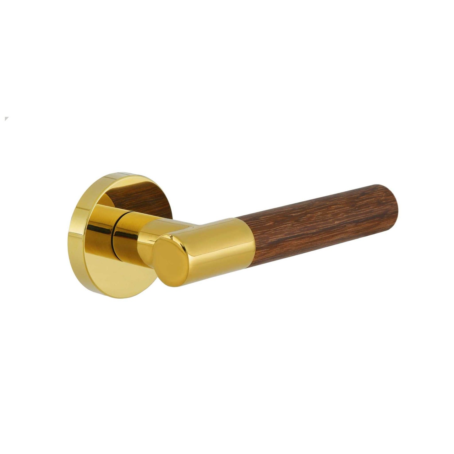 Wooden Handle EZ-0020 R1- Complete Door lock handle set