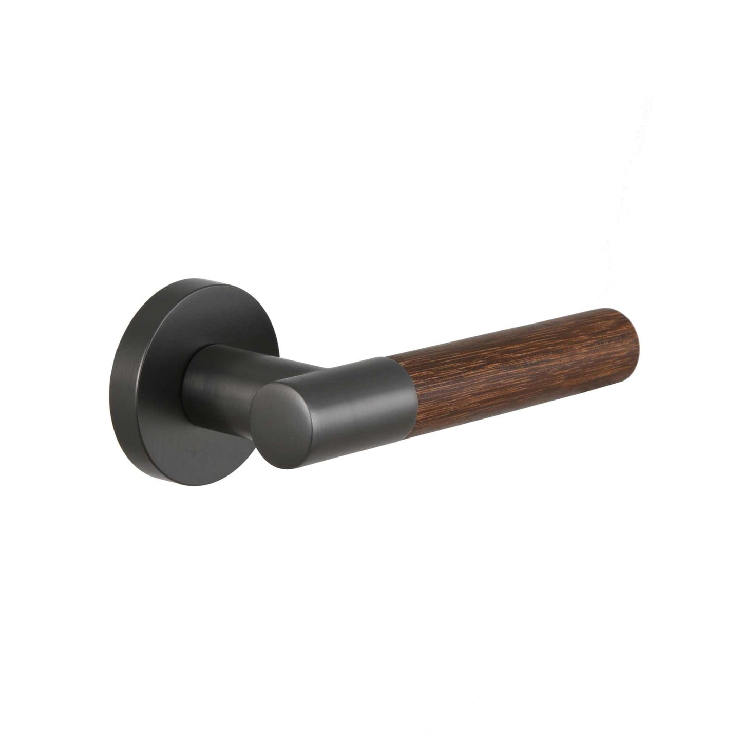 Wooden Handle EZ-0020 R1- Complete Door lock handle set