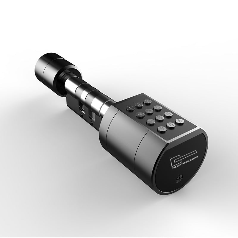 LockPro Smart Cylinder – Fingerprint, Keypad, Card & Bluetooth App Lock (Adjustable 70–100mm) EZ-00TP11