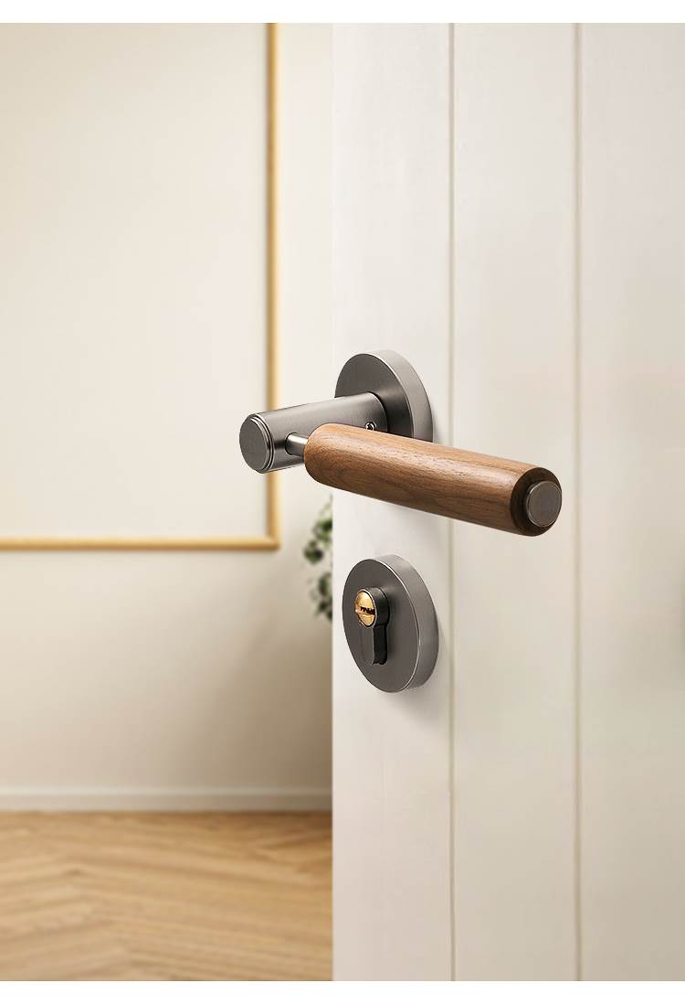 Complete Door Lock Solid Wood Premium E-Z-0133-R1